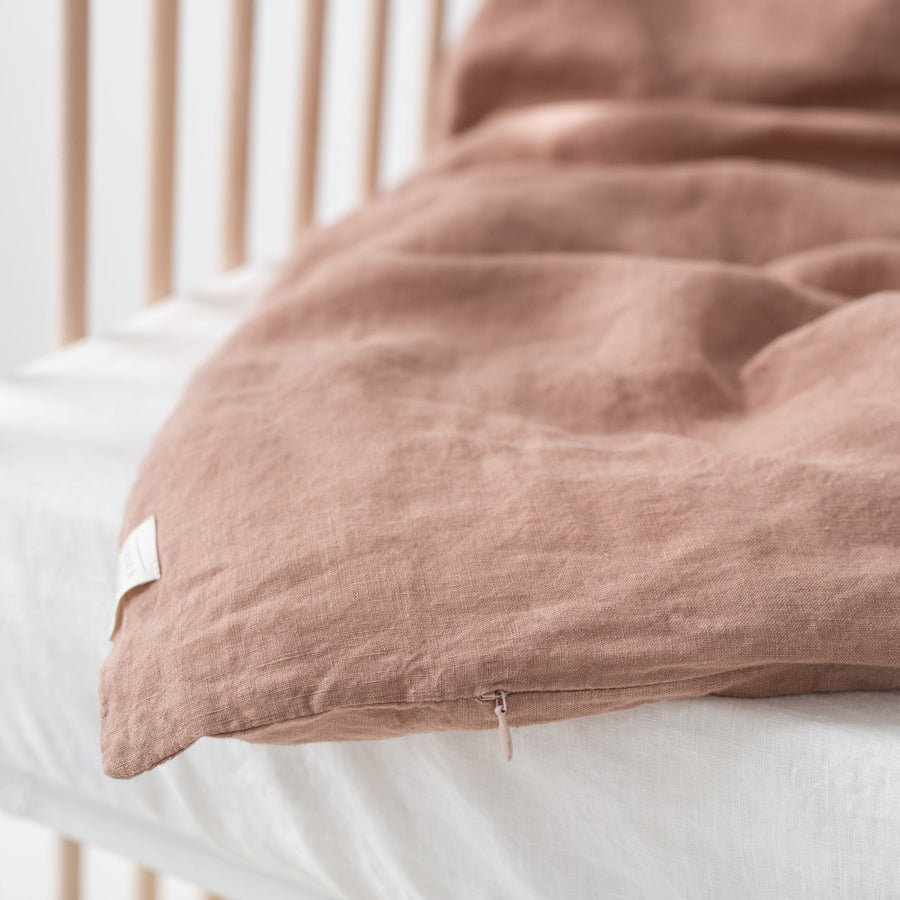 Kids Linen Duvet Cover Set – Breathable & Thermoregulating by Linen Tales at www.brixbailey.com