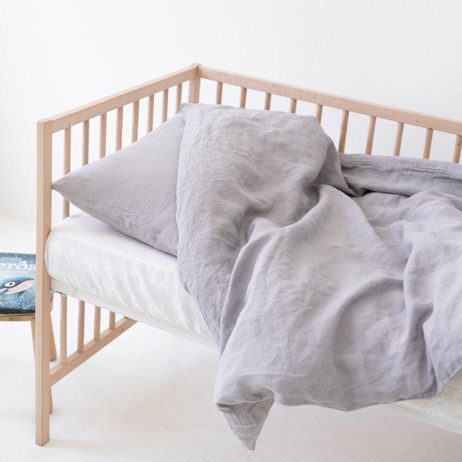 Kids Linen Duvet Cover Set – Gentle, Breathable & Eco-Friendly by Linen Tales at www.brixbailey.com