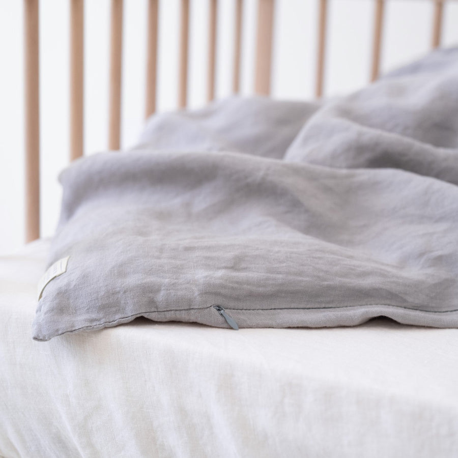 Kids Linen Duvet Cover Set – Gentle, Breathable & Handcrafted by Linen Tales at www.brixbailey.com