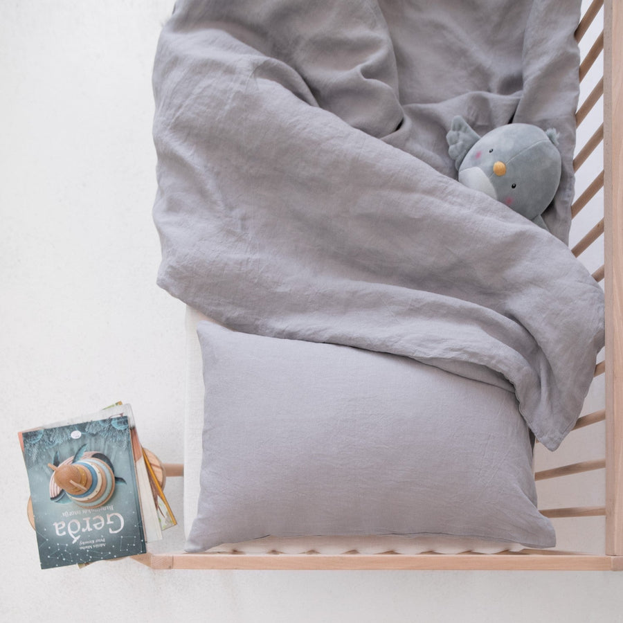 Kids Linen Duvet Cover Set – Handcrafted & Breathable Comfort by Linen Tales at www.brixbailey.com