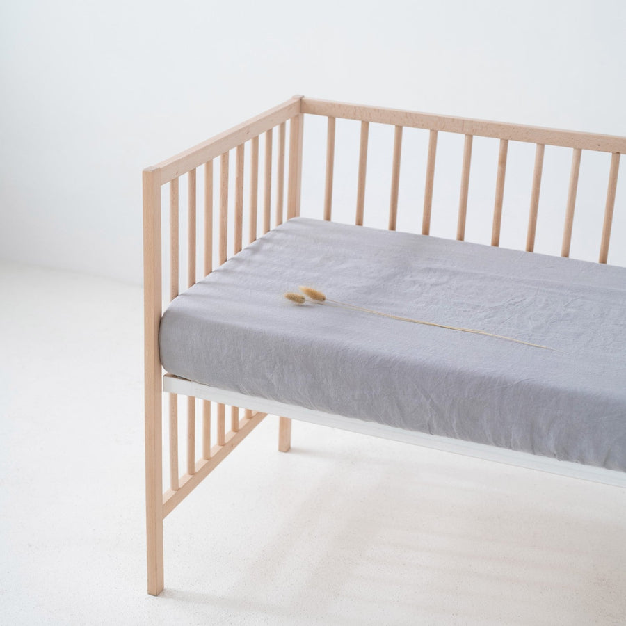 Kids Linen Fitted Sheet – Durable, Soft & Sustainable by Linen Tales at www.brixbailey.com