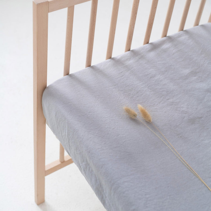 Soft Kids Linen Fitted Sheet – Durable & Eco-Friendly by Linen Tales at www.brixbailey.com