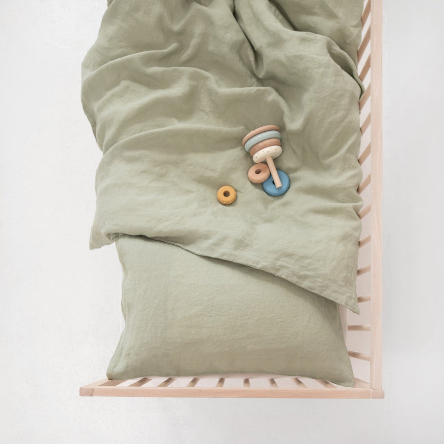 Kids Linen Duvet Cover Set – Breathable & Thermoregulating by Linen Tales at www.brixbailey.com