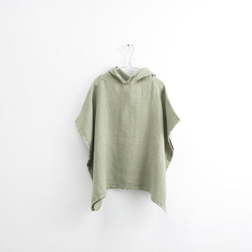 Kids Linen Poncho – Cozy, Quick-Dry & Skin-Friendly by Linen Tales at www.brixbailey.com