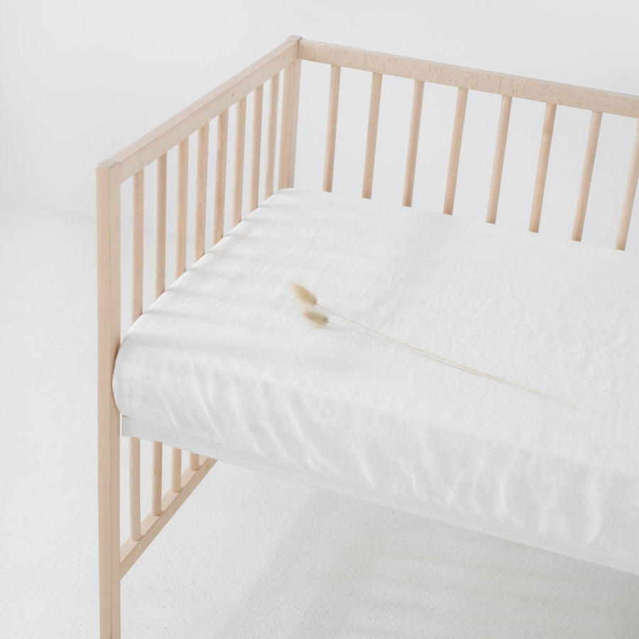 Kids Linen Fitted Sheet – Soft, Durable & Sustainable by Linen Tales at www.brixbailey.com