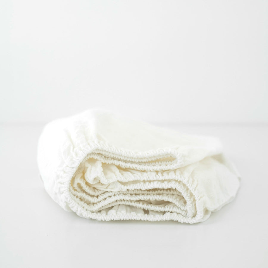 Kids Linen Fitted Sheet – Soft, Durable & Sustainable by Linen Tales at www.brixbailey.com