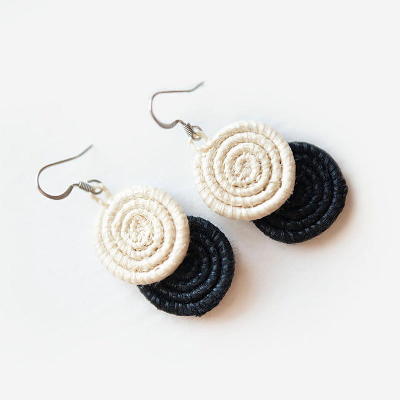 Woven Sisal Earrings