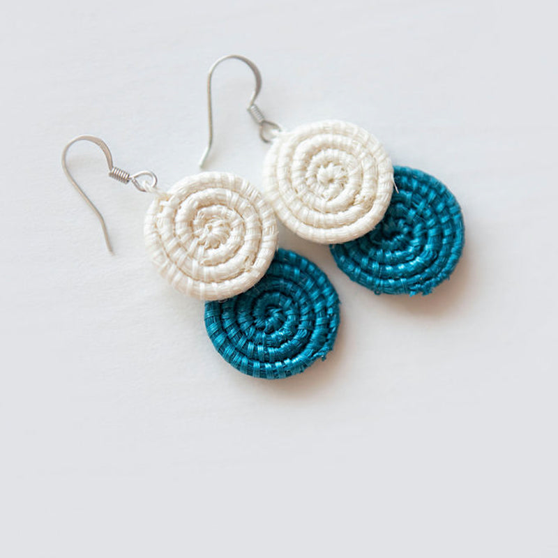 Woven Sisal Earrings