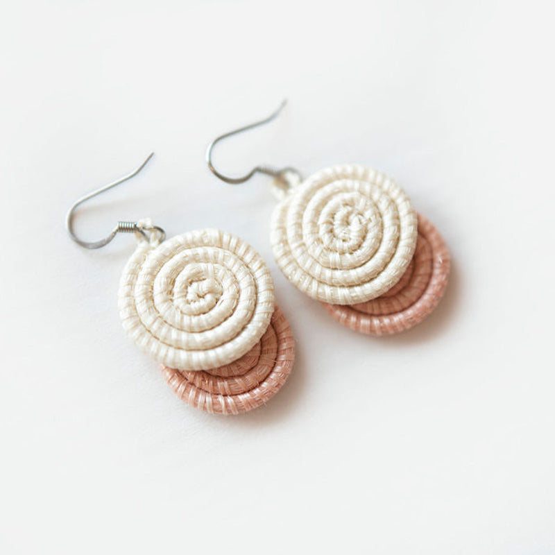 Woven Sisal Earrings