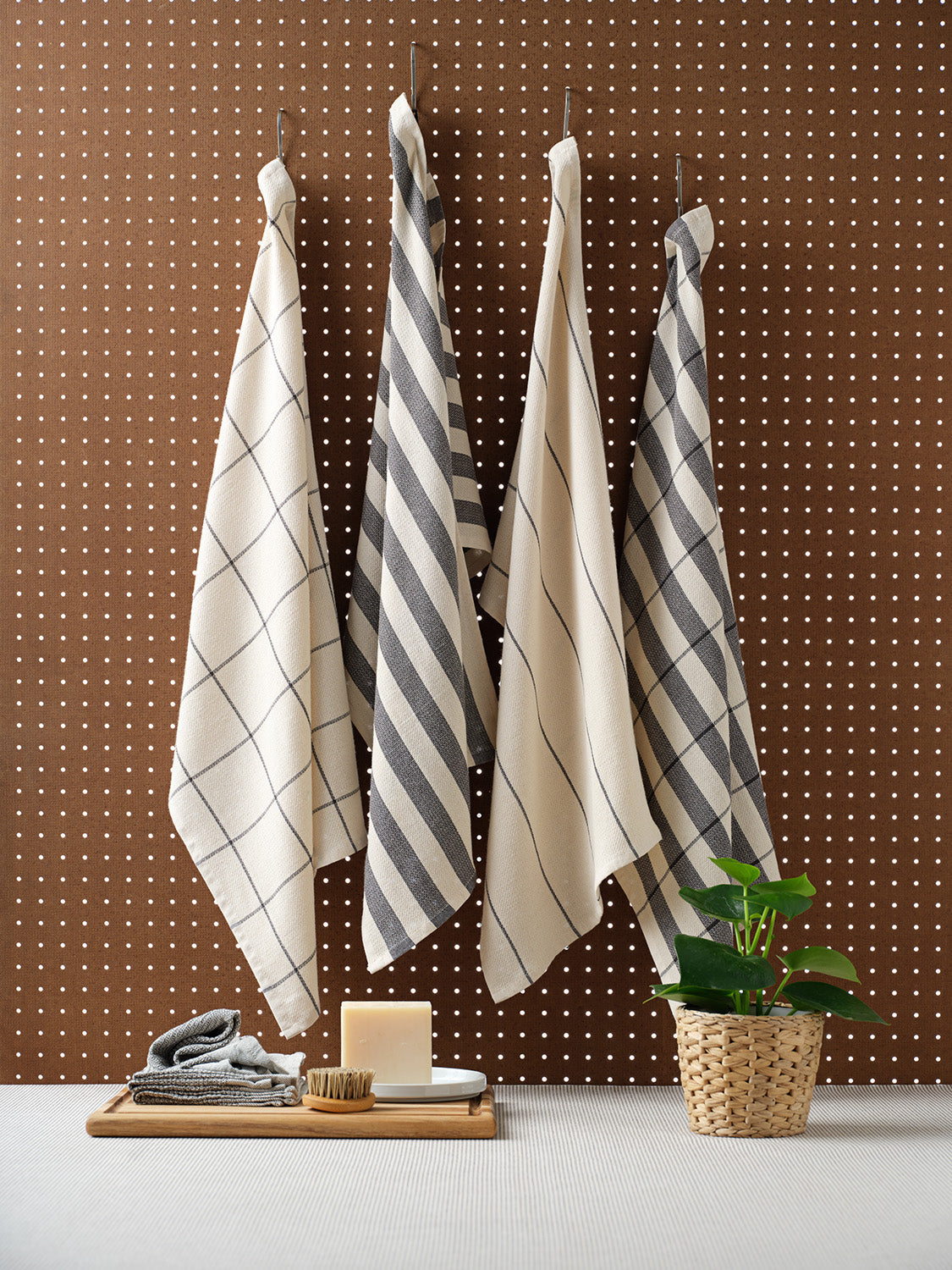 Cotton Kitchen Towels Set of 4