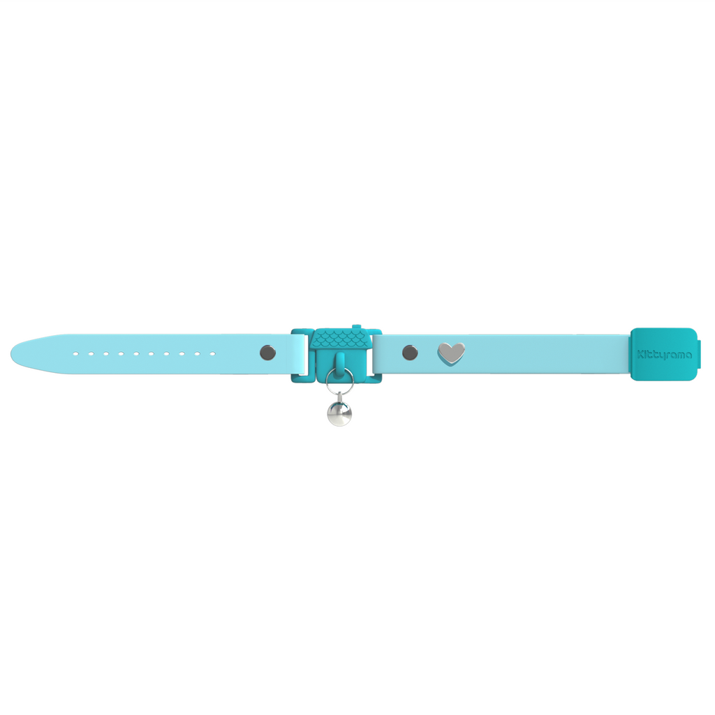 KITTYRAMA KITTEN AQUA COLLAR - Soft, Lightweight, Quick Release Breakaway