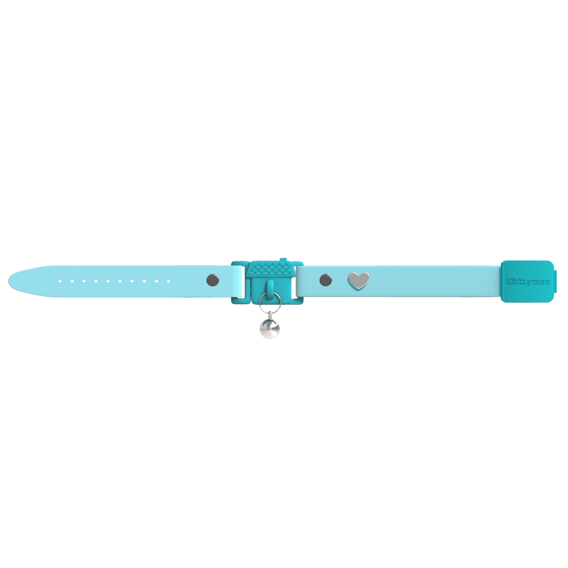 KITTYRAMA KITTEN AQUA COLLAR - Soft, Lightweight, Quick Release Breakaway