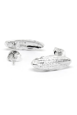 Handcrafted PETAL Earrings from SPRING Collection – 925 Silver by Agnes Veski Jewellery at www.brixbailey.com