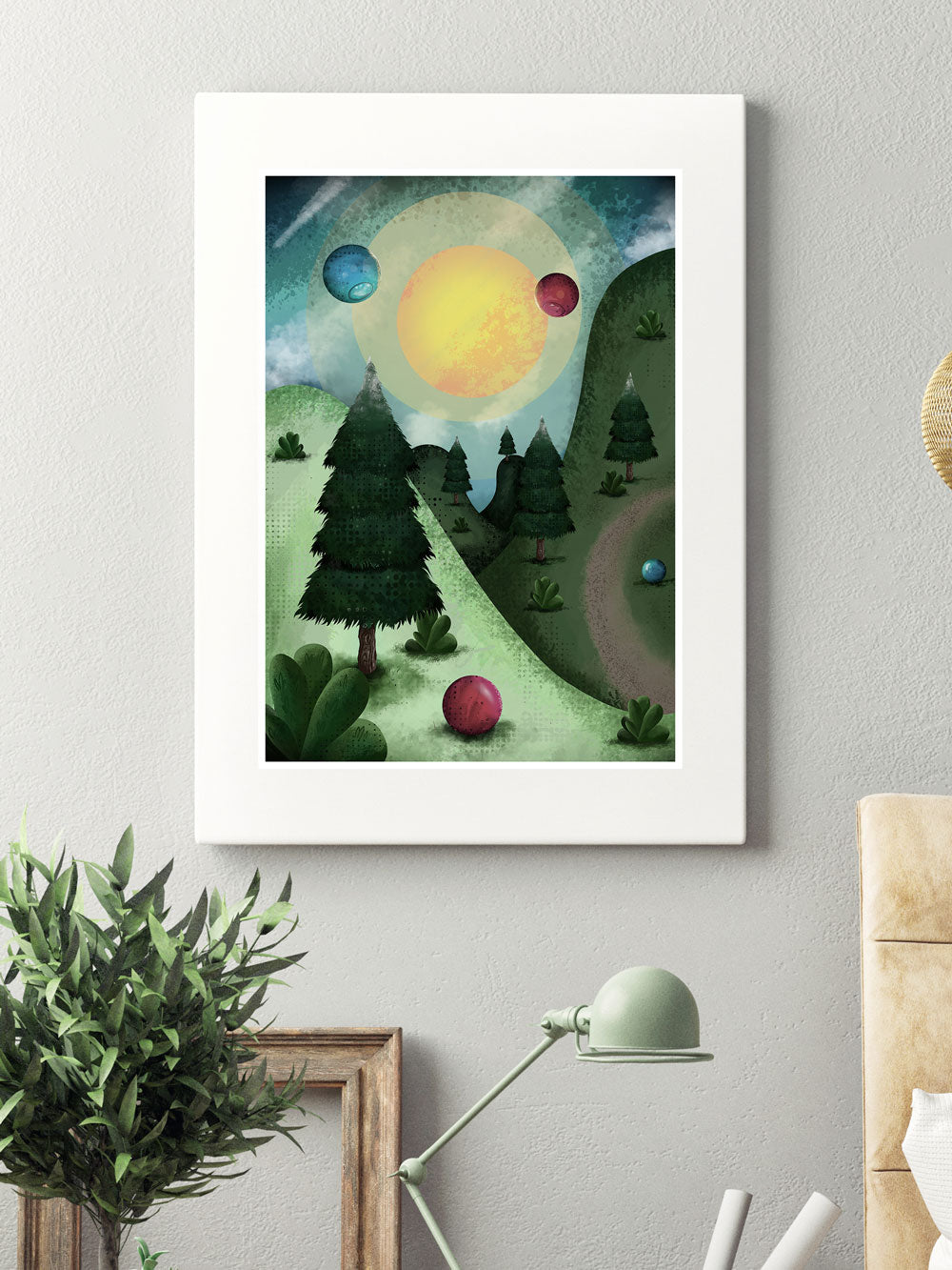 The Hills Have Eyes Illustration Art Print