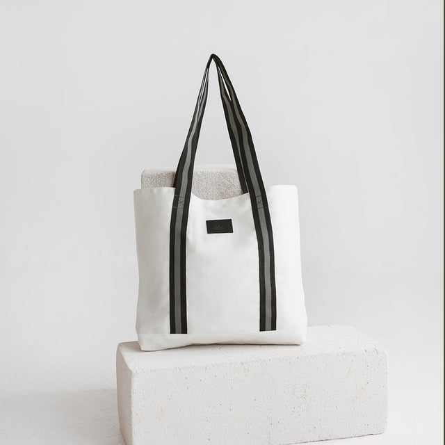 Stylish Denim Tote Bag – Durable & Handmade for Summer by Muni at www.brixbailey.com