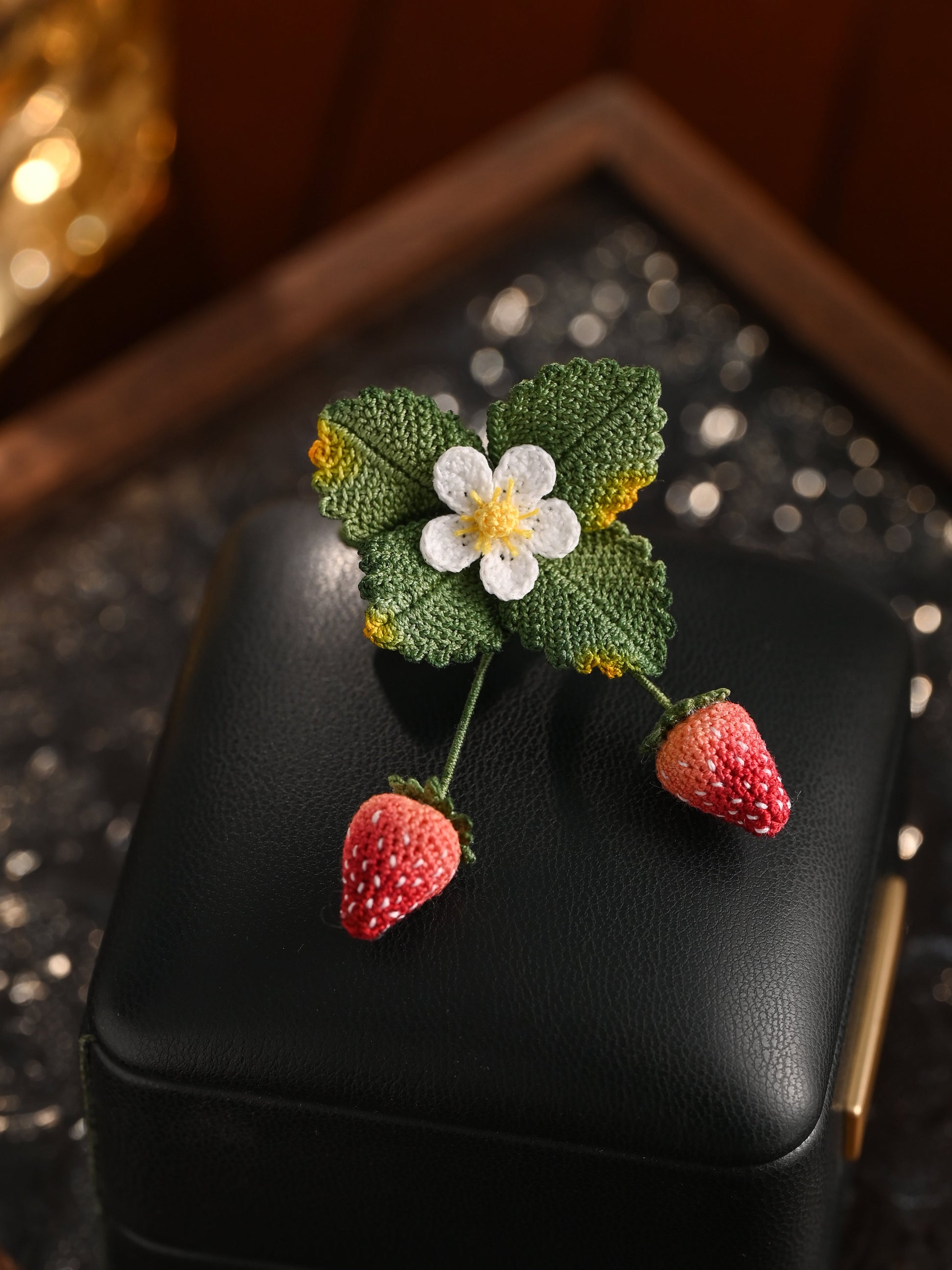 Strawberry Brooch