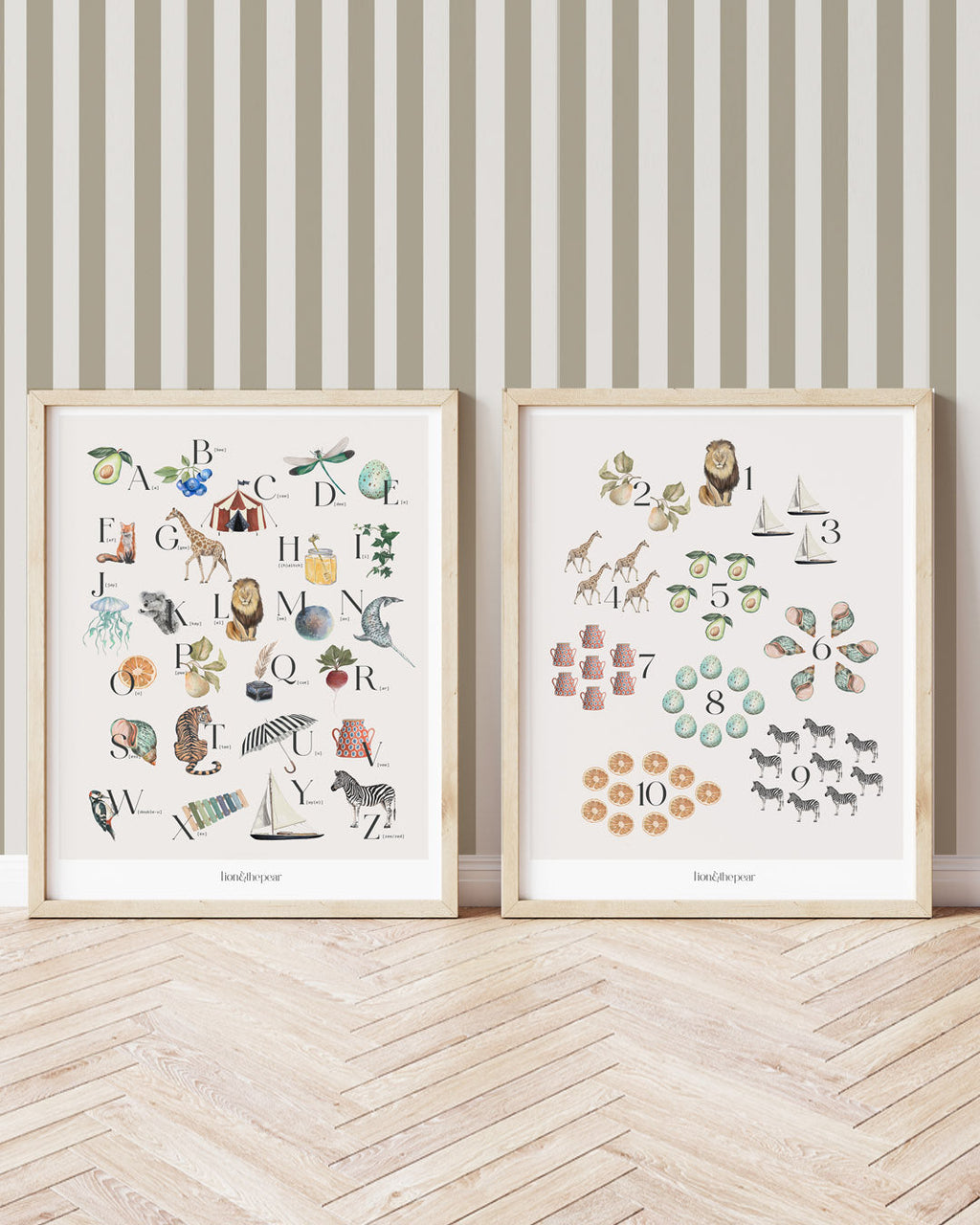 Count With Me Numbers Art Print