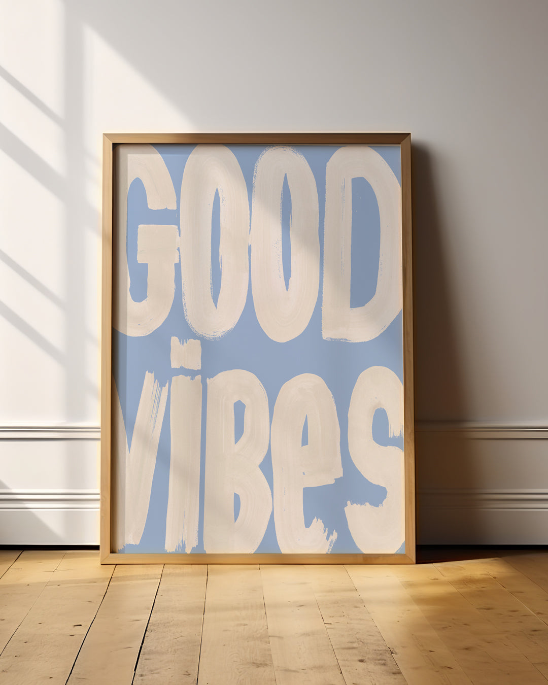 Good Vibes Word Art Print