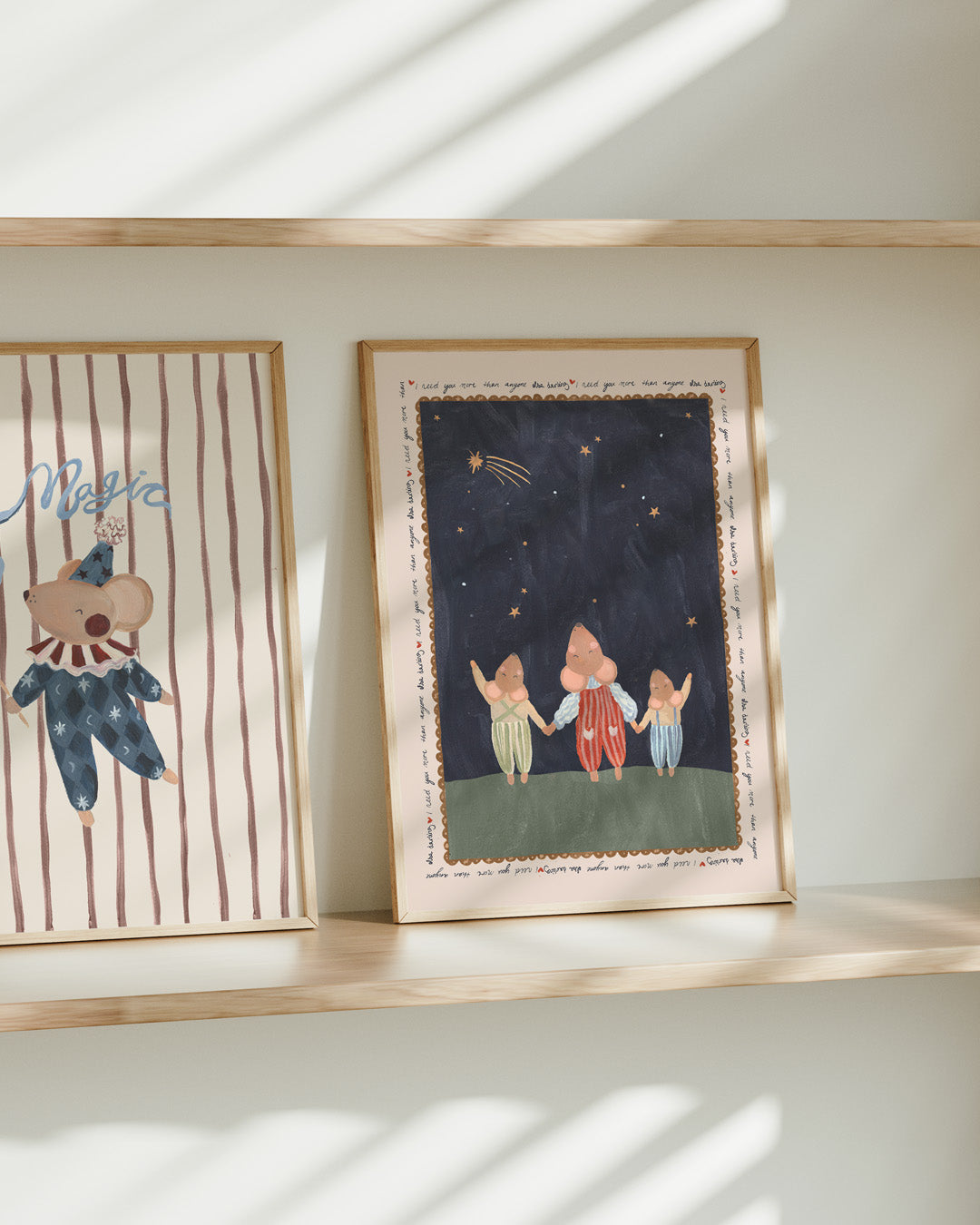 Three Mice Art Print I Need You