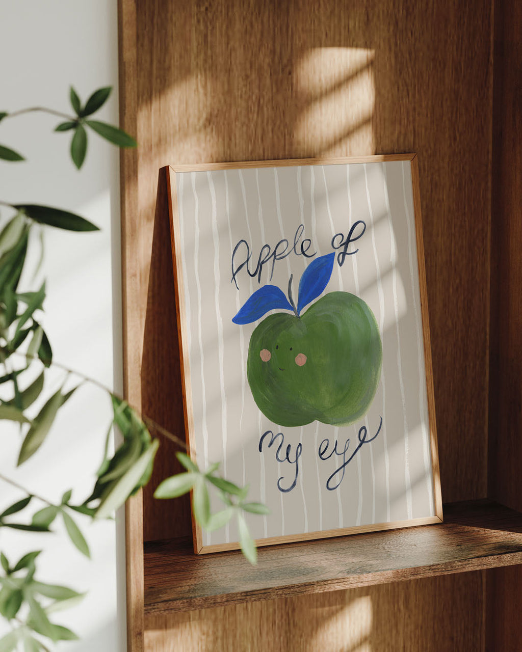 Apple of My Eye Food Art Print