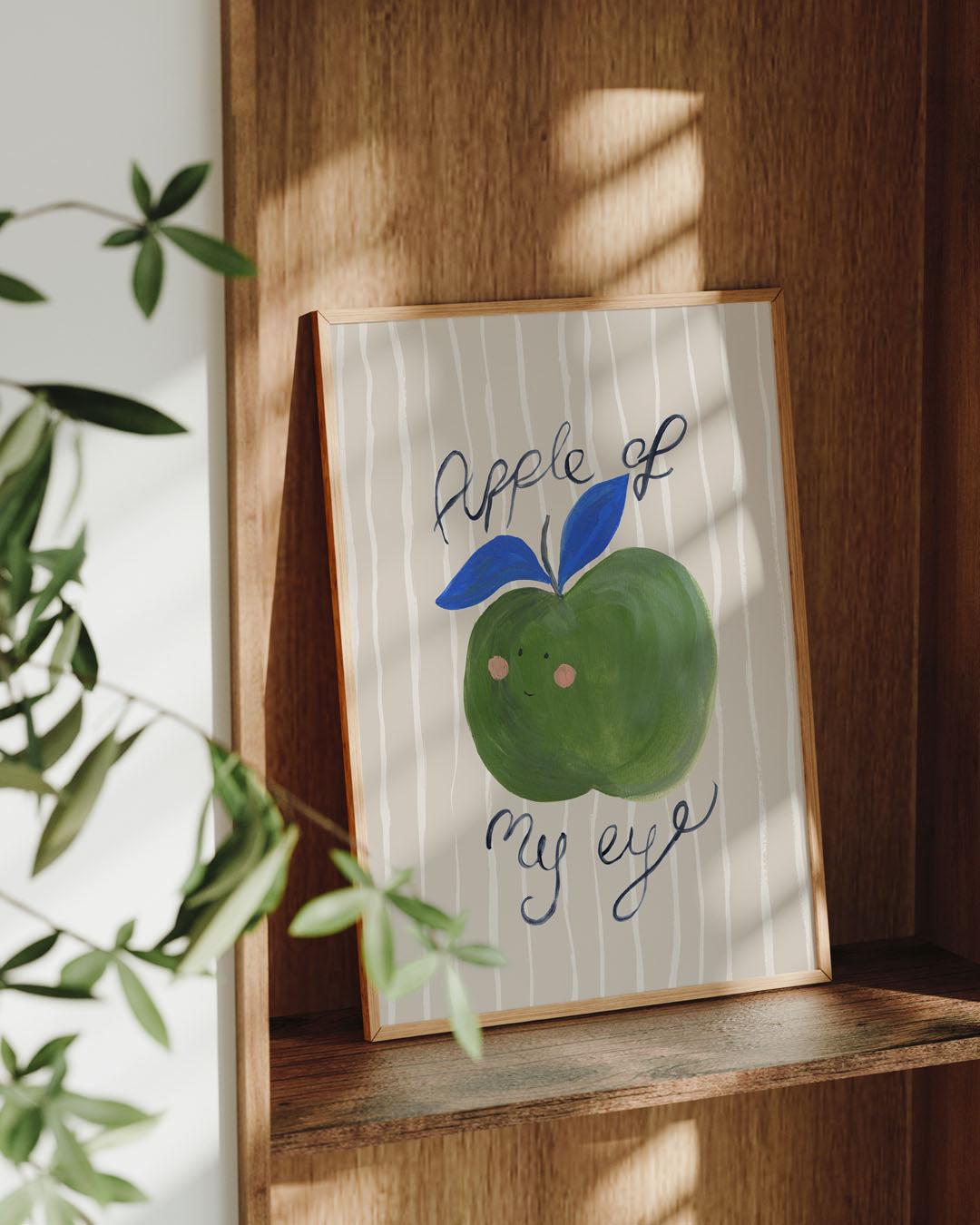 Apple of My Eye Food Art Print