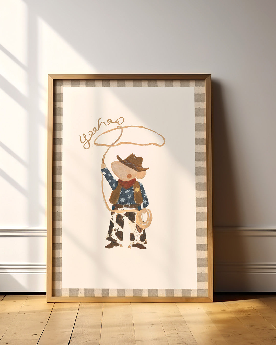 Cowboy Mouse Art Print