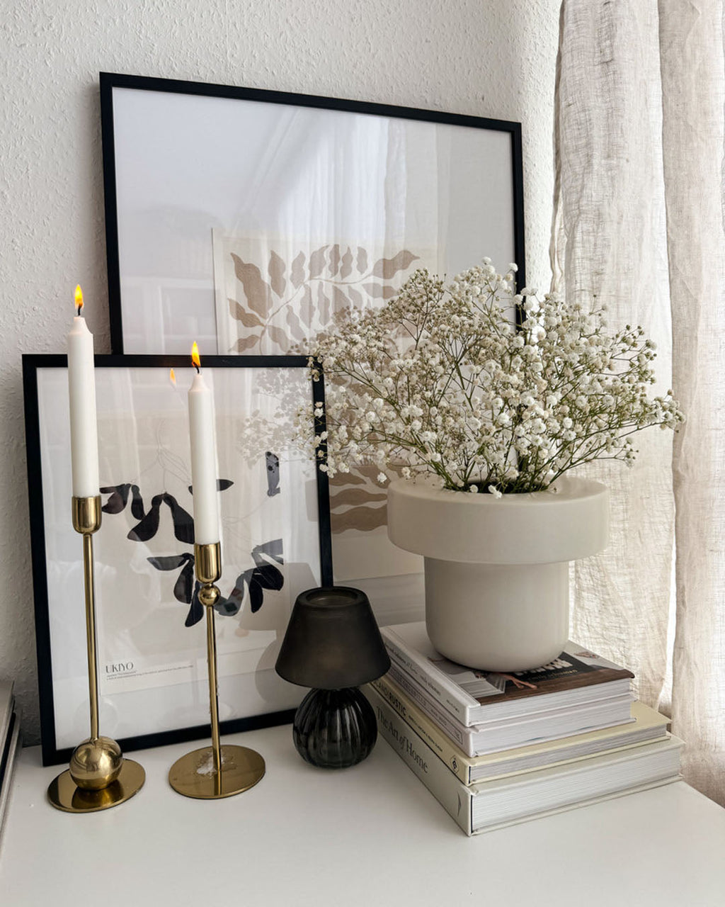 Fika Nature Art Print Hand Illustrated Swedish Coffee Abstract