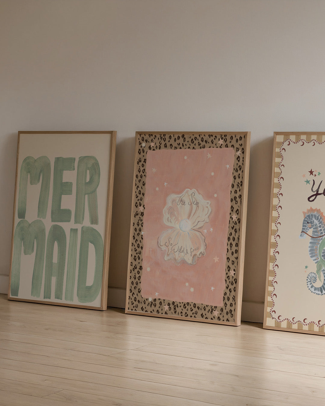 Mermaid Word Art Print