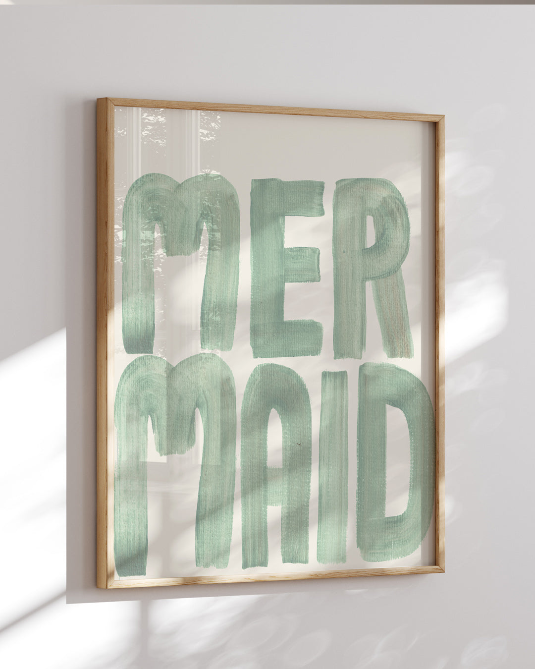 Mermaid Word Art Print