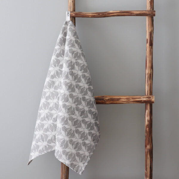 Hanikatsi Folk Art Inspired Kitchen Towel – Linen & Cotton Blend by LOKO at www.brixbailey.com