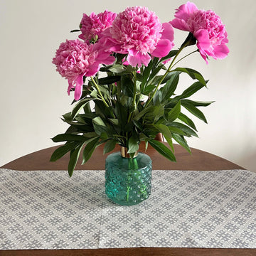 Exquisite Folk Art Table Runner – Linen & Cotton Blend by LOKO at www.brixbailey.com