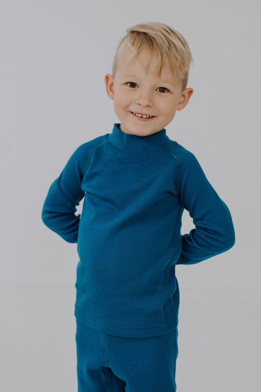 LOVISA Merino Wool Shirt for Kids – Warm & Soft Semi-Turtleneck by Breden at brixbailey.com