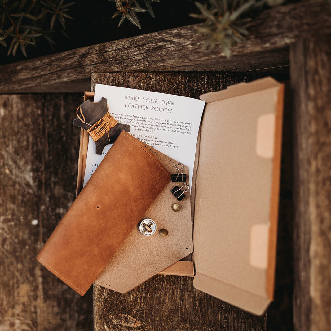 Make Your Own Leather Pouch Kit