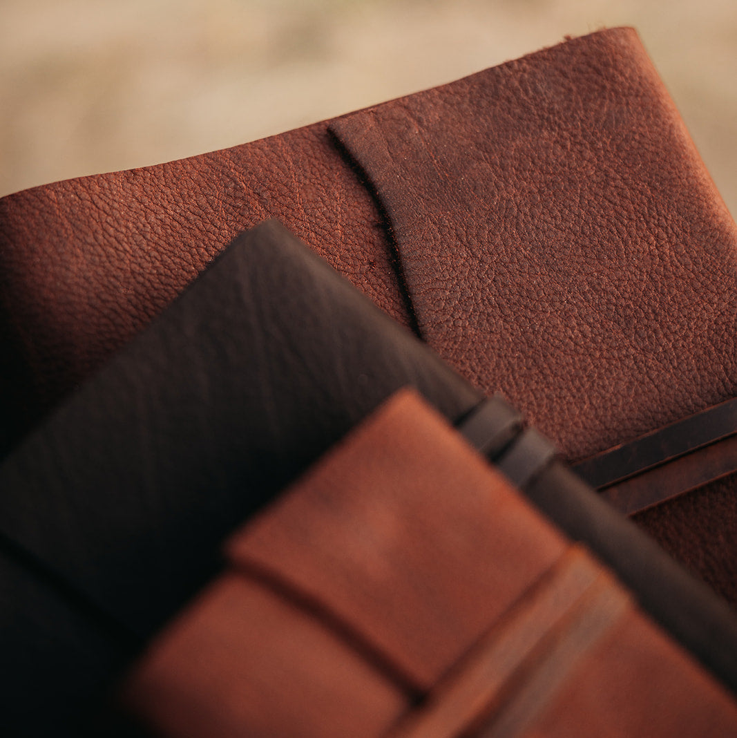 Reclaimed Saddlery Leather Journal