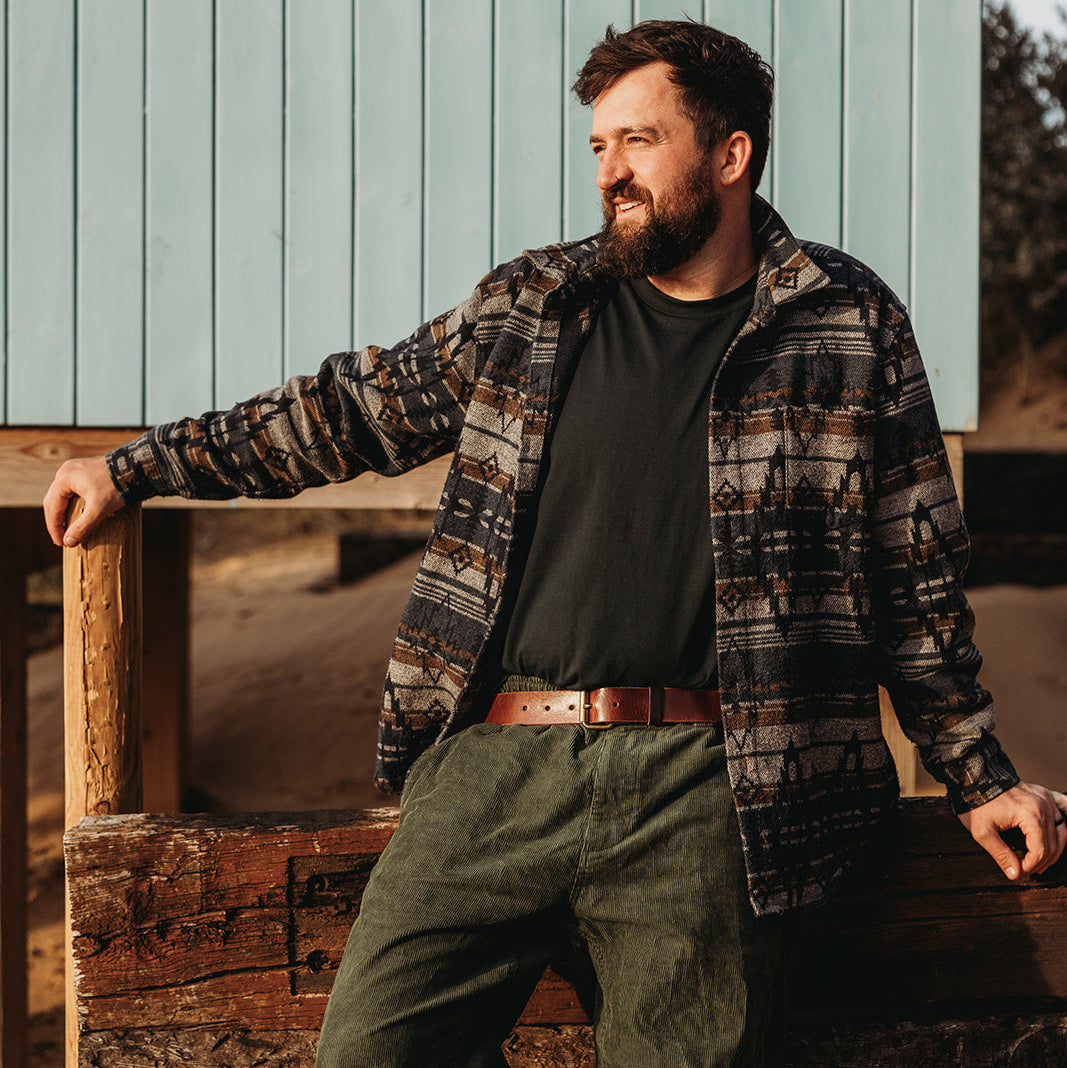 Leather Belt in Full Grain Vegetable Tanned
