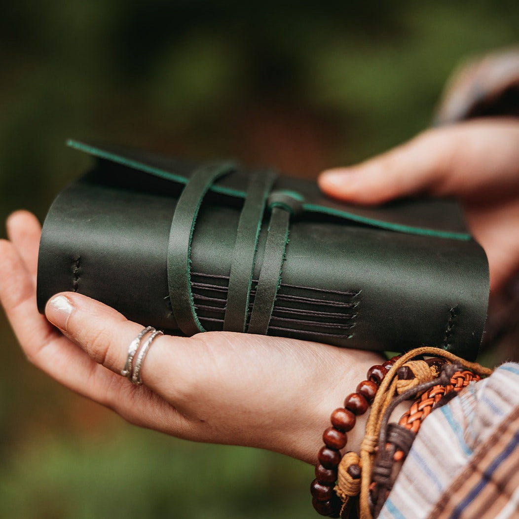 Evergreen Leather Journal