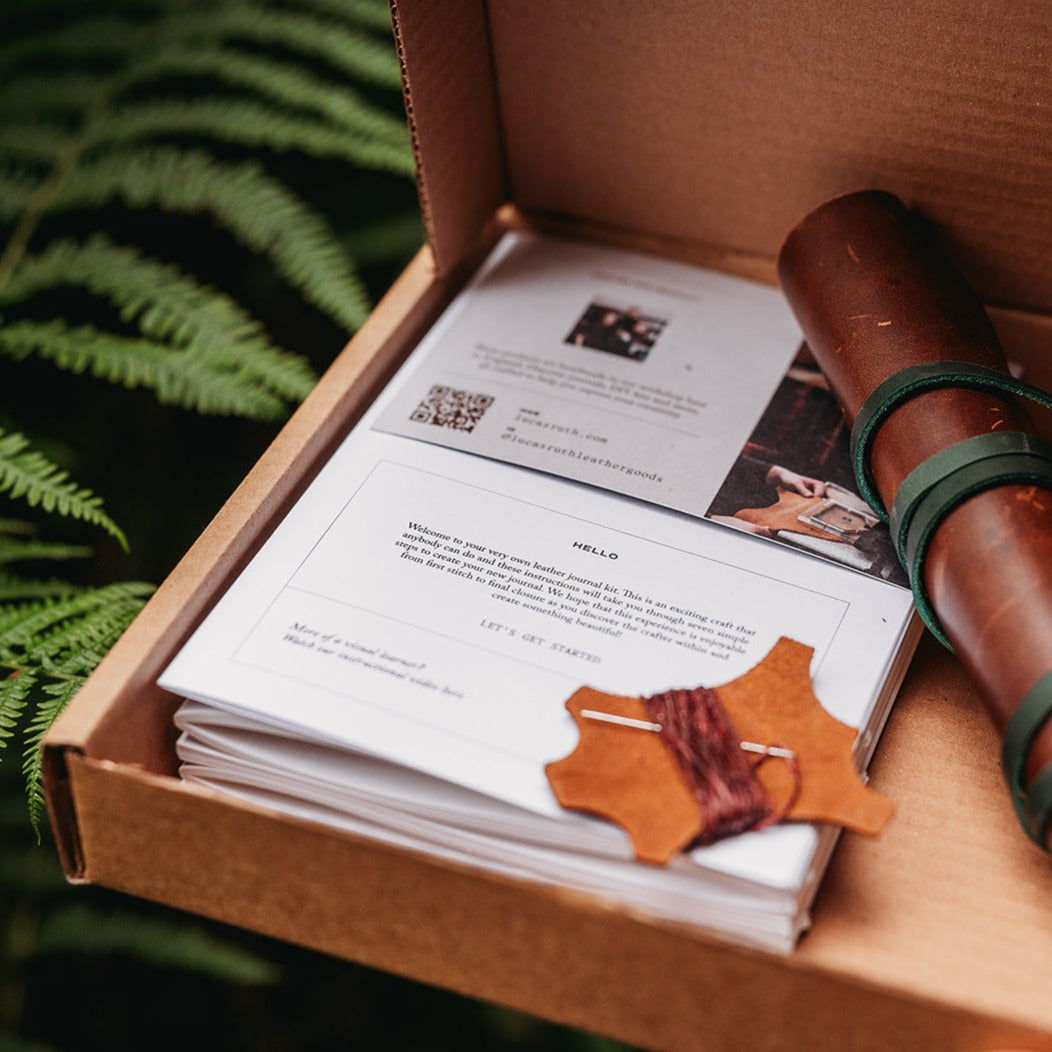 Make Your Own Leather Journal Kit A5