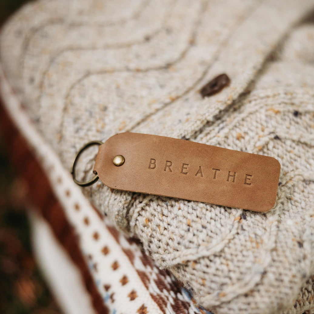 Encouraging Keyring with Bespoke Engraving