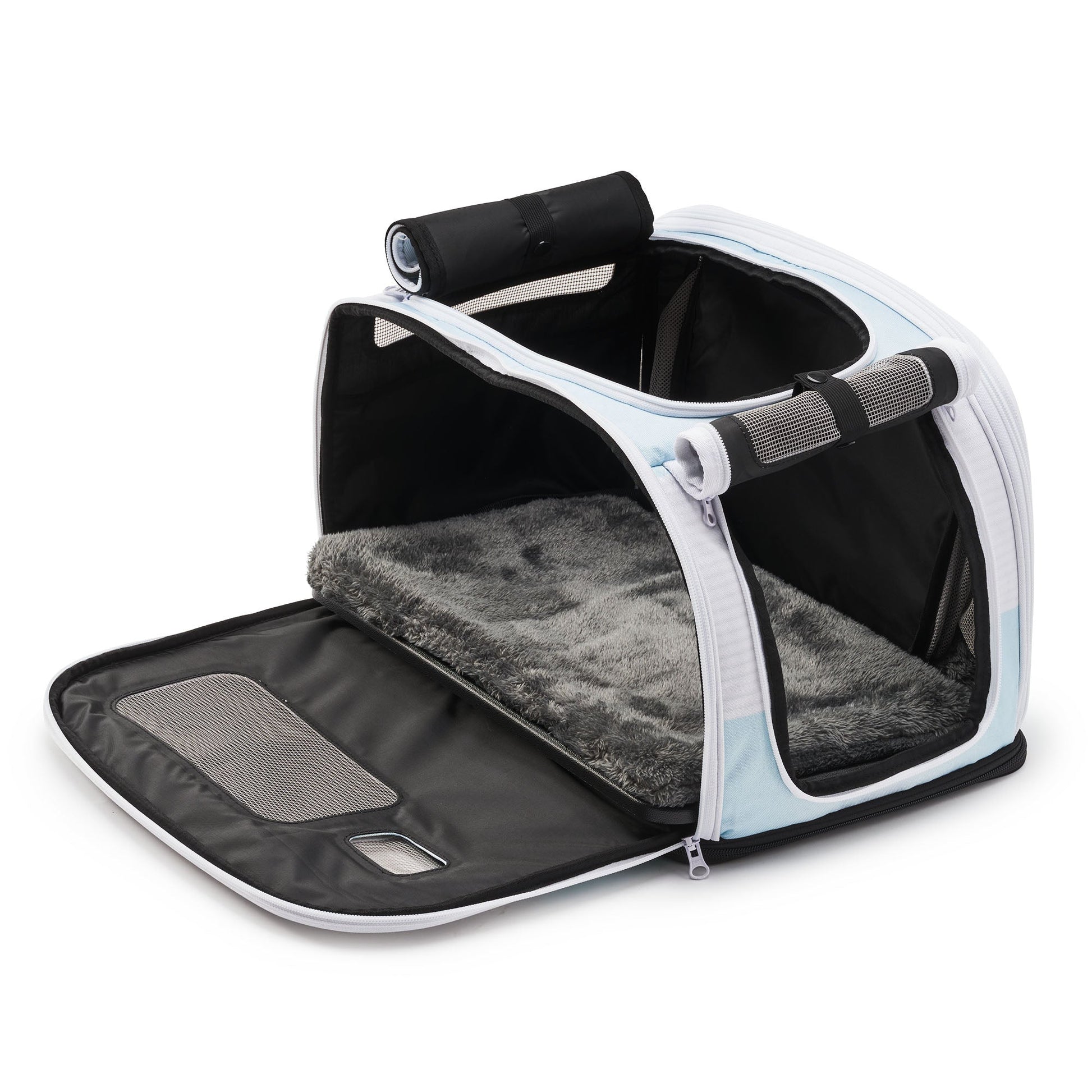 THE BABY BLUE ROAMER - KITTYRAMA CAT CARRIER & HIDEAWAY