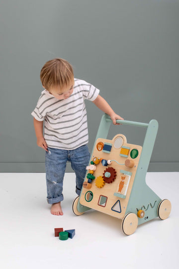 Enchanting Animal Friends Wooden Walker – Safe & Fun by Trixie Baby at brixbailey.com