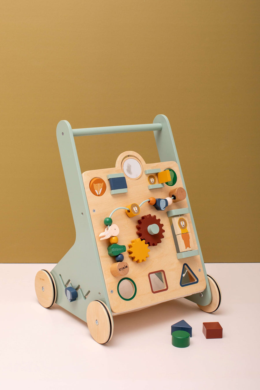 Enchanting Wooden Walker – Safe & Interactive for Toddlers by Trixie Baby at brixbailey.com