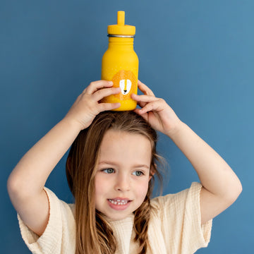 Stainless Steel Kids' Water Bottle – Durable & Leak-Proof by Trixie Baby at brixbailey.com