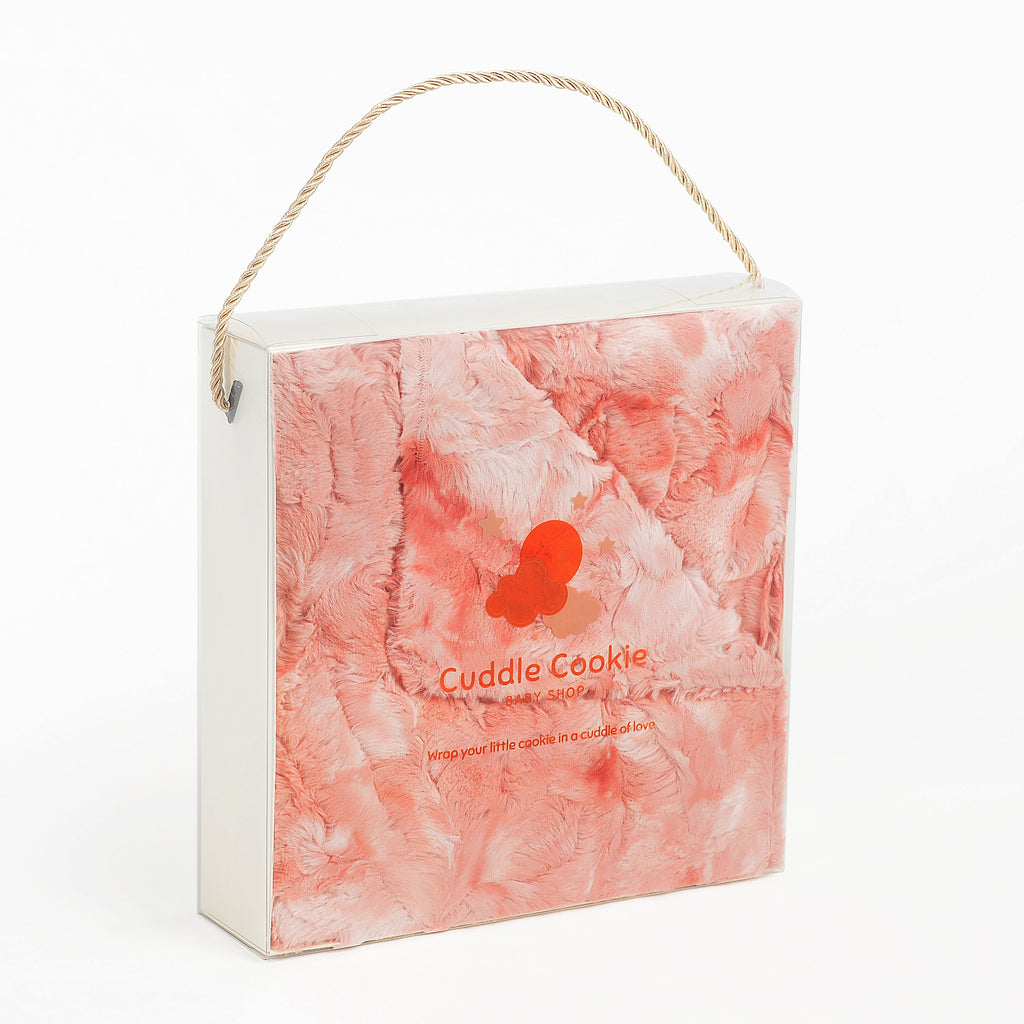 Ultra-Plush Pink Tie Dye Fur Blanket