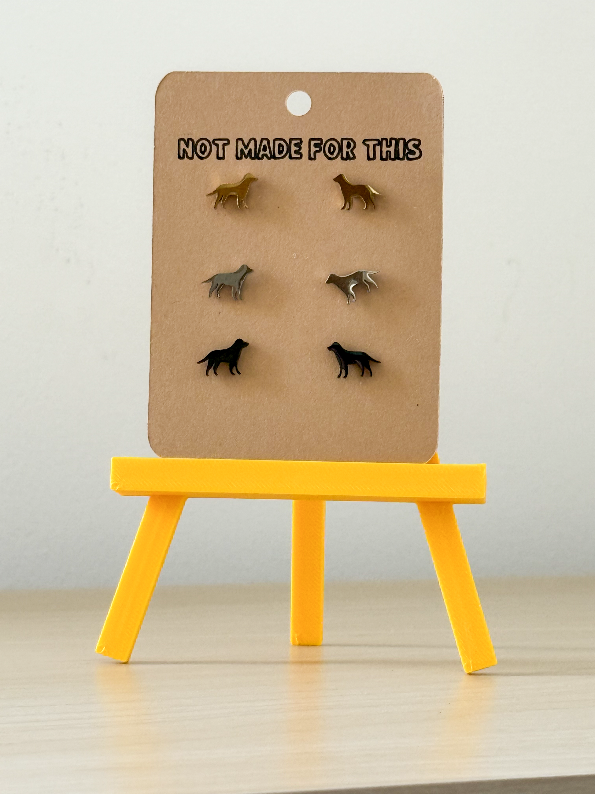 Labrador Earrings in Stainless Steel