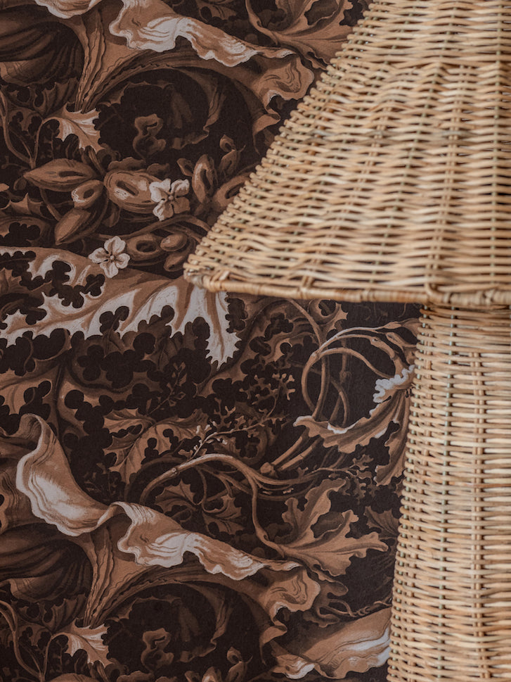 Labyrinth - in Oak - Wallpaper