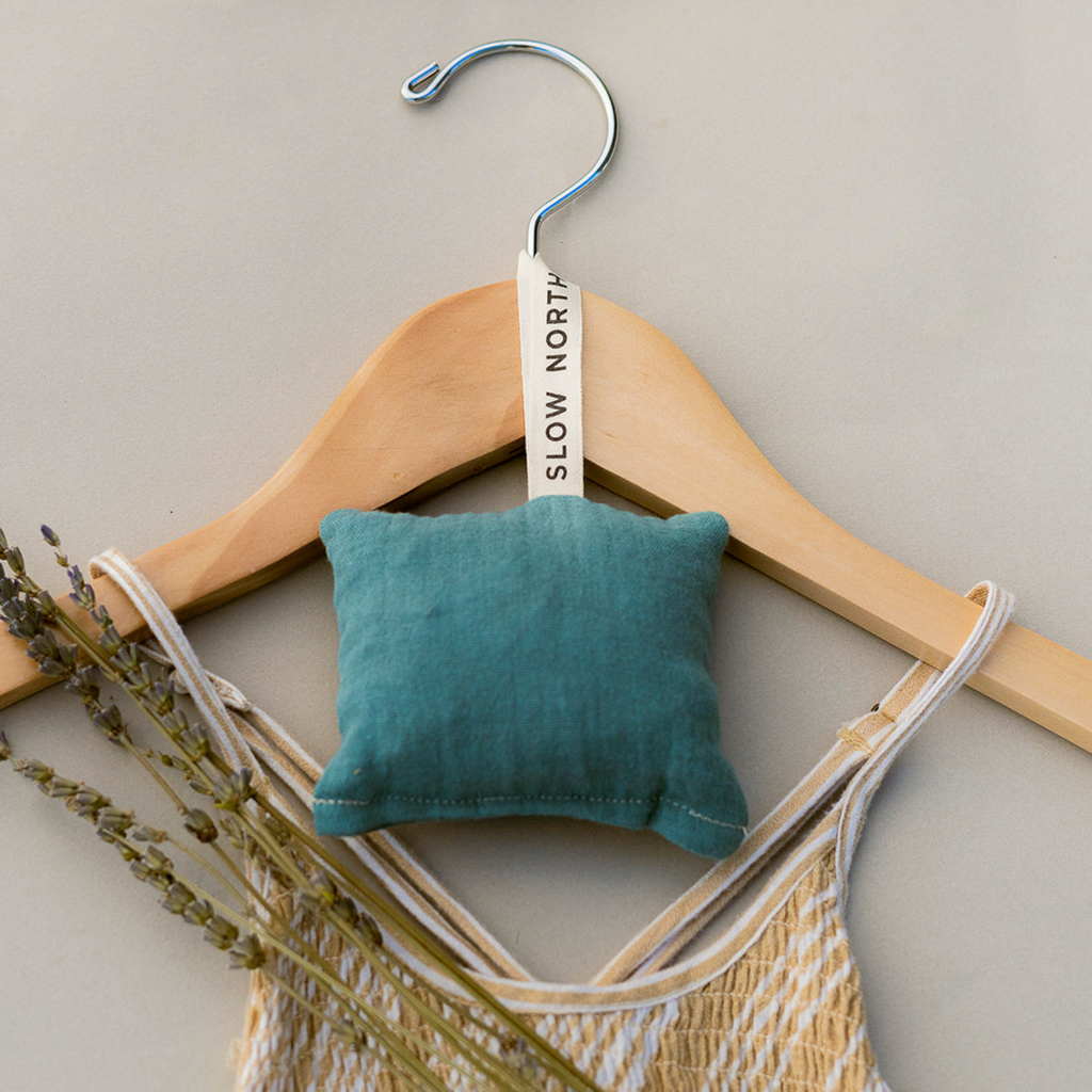 Lavender and Cedar Sachet Pouch in Lagoon