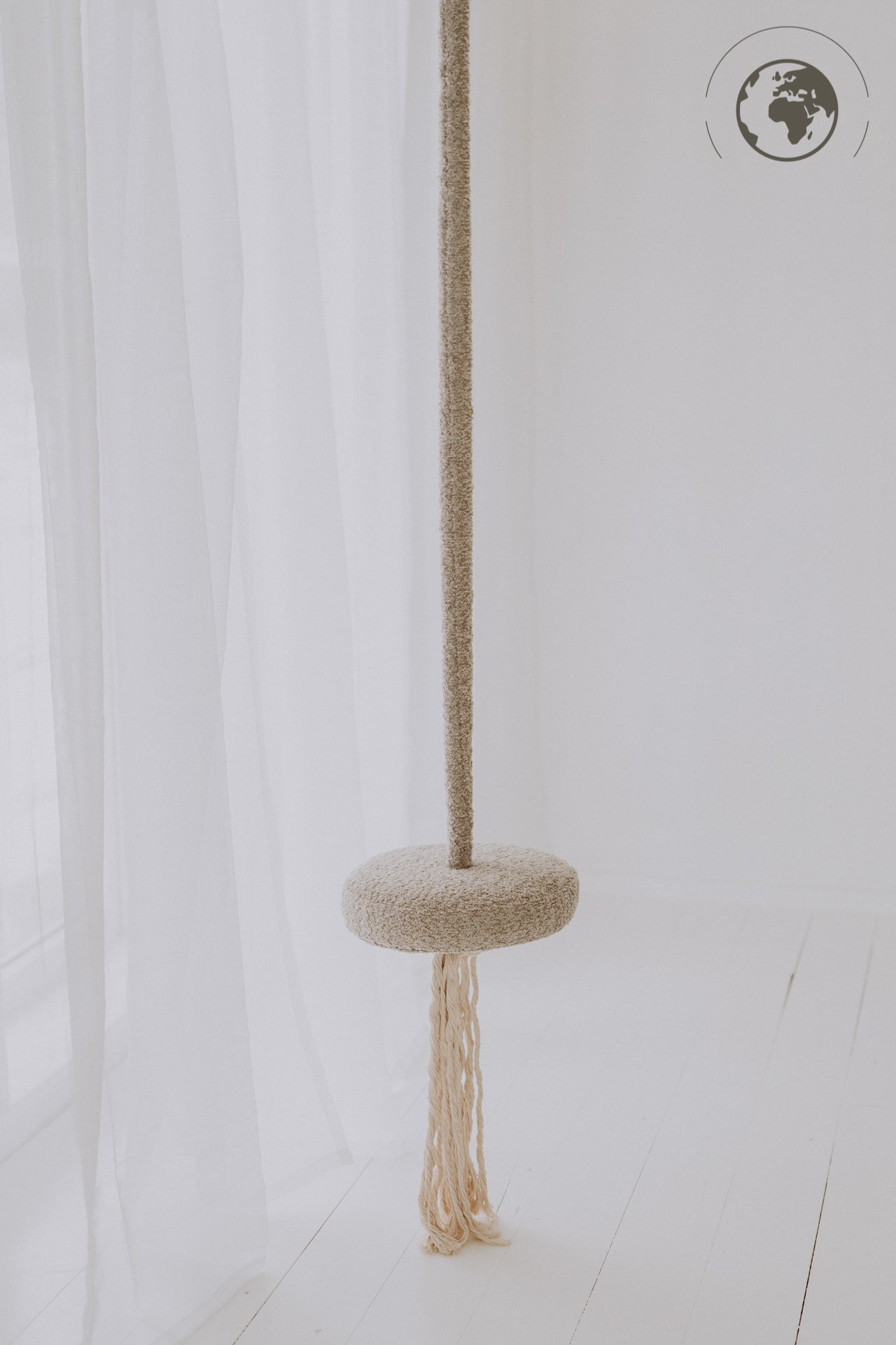HopOn Kids Swing - Safe, Durable Indoor Polyester Swing by Nofi KIDS at www.brixbailey.com