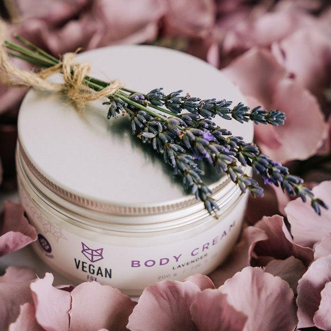 Lavender Body Cream – Nourishing, Vegan & Quick Absorbing by Vegan Fox at www.brixbailey.com