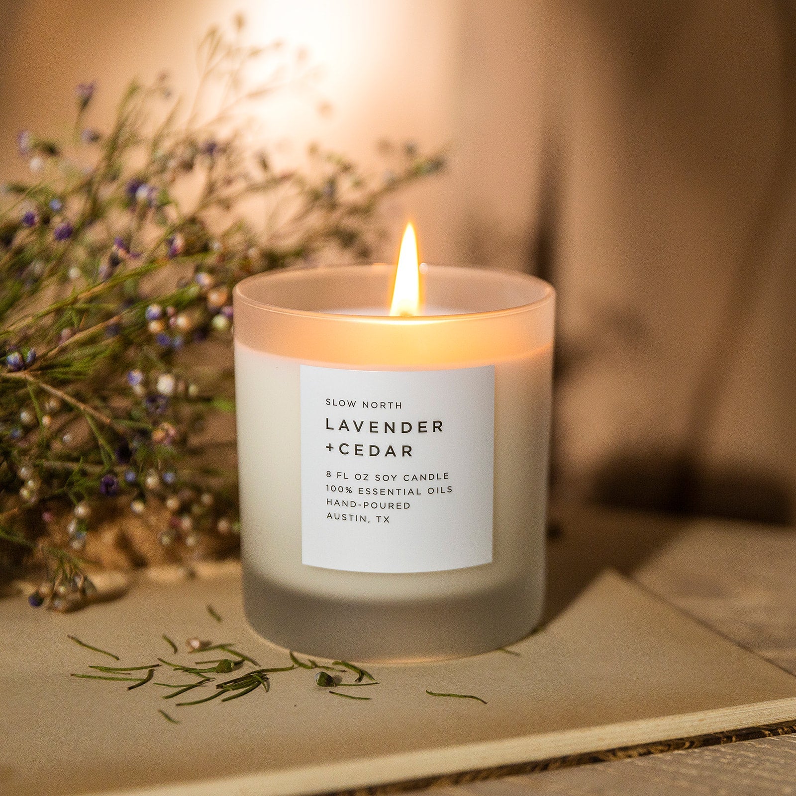 Lavender Cedar Signature Candle
