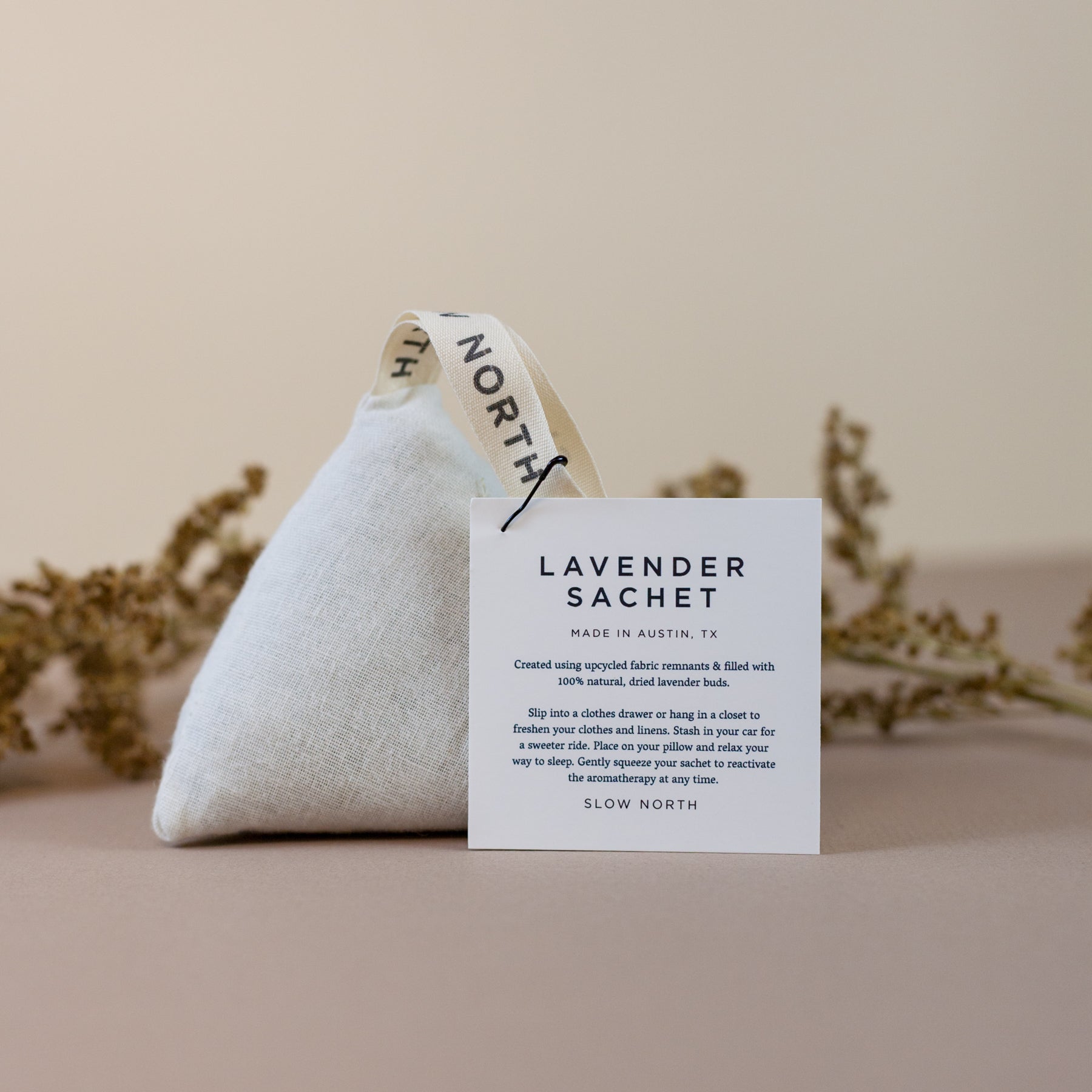 Natural Cotton Lavender Sachet